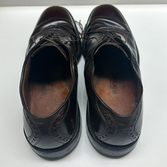 Allen Edmonds Men’s Saddle Oxfords – Brown Leather, Size 8 B - Picture 4 of 12